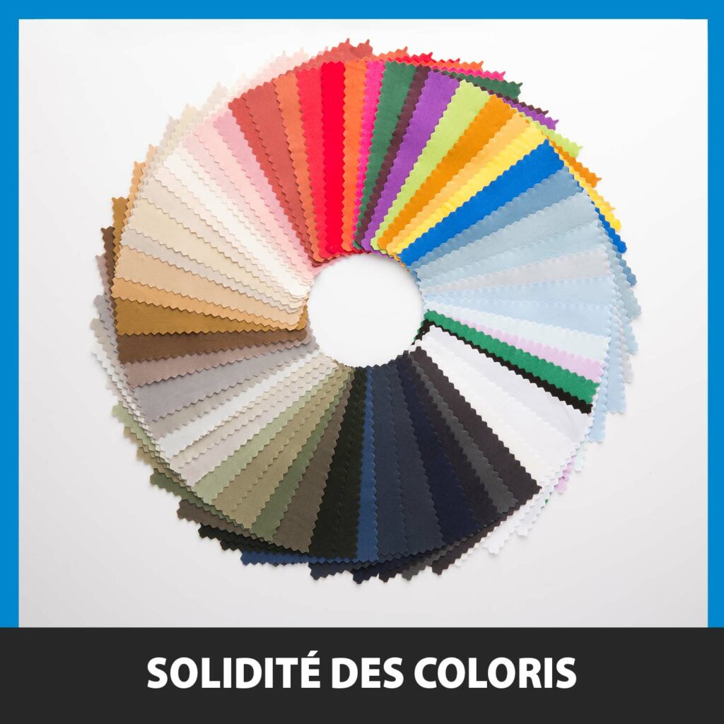 Logo Solidité des coloris - 4F FRANCE - Créateur de maille responsable