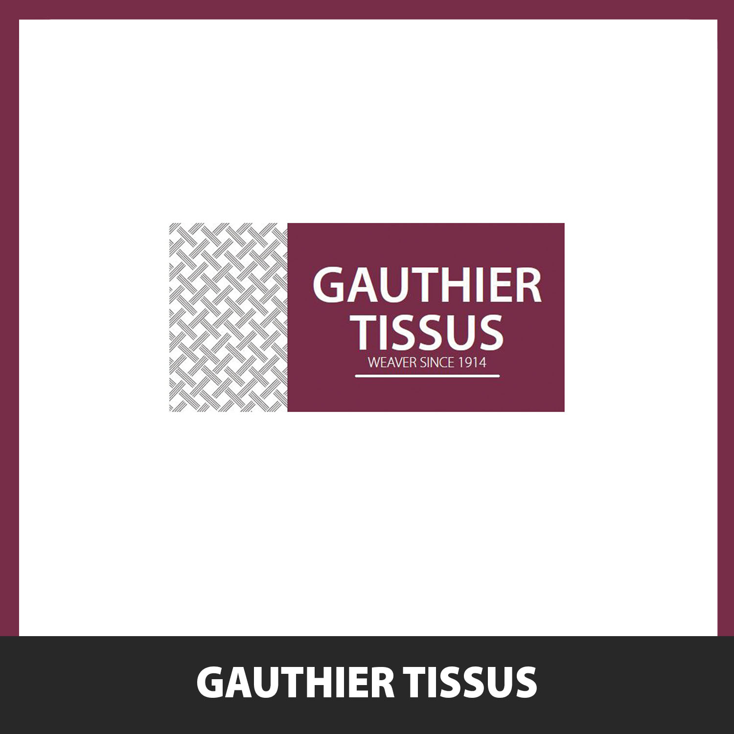 Logo partenaire Gauthier Tissus - 4F FRANCE - Créateur de maille responsable