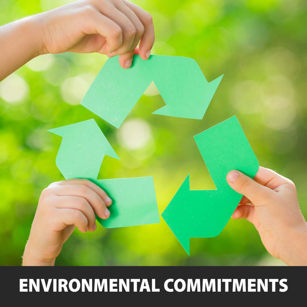 Logo Environmental Commitments - 4F FRANCE - Créateur de maille responsable
