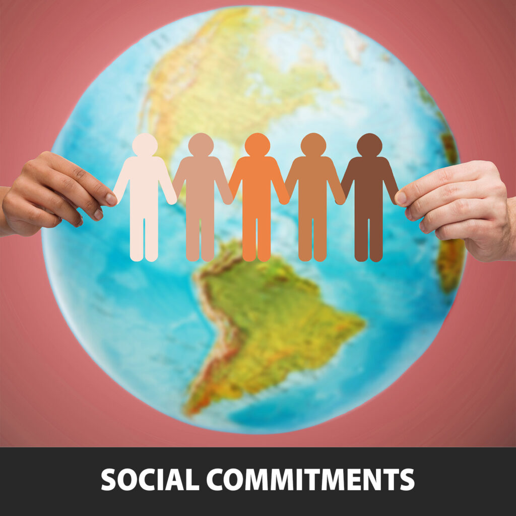 Logo social commitments - 4F FRANCE - Créateur de maille responsable